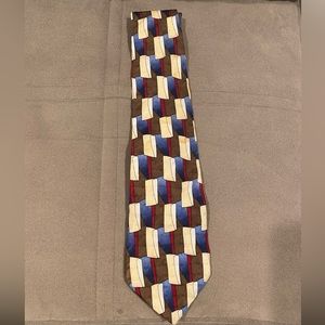 Men’sTie, Multi Color, 100% Silk